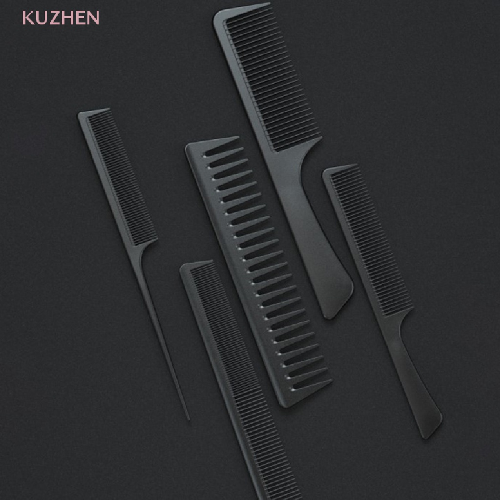 KUZHEN Bộ Lược Chải Tóc Bằng Sợi Carbon Chuyên Nghiệp Cho Salon