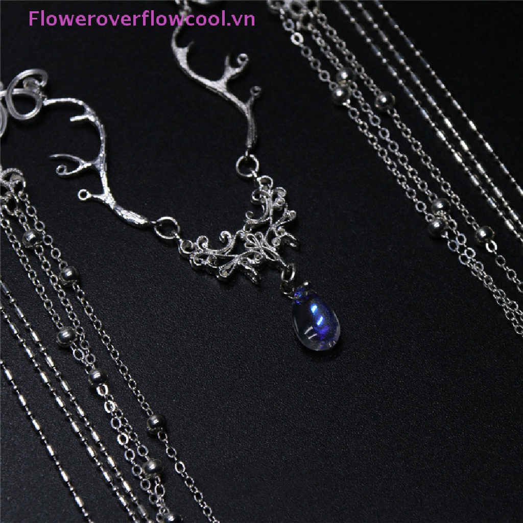 Cài Tóc Dạng Chuỗi Hạt Phối Tua Rua Phong Cách Trung Hoa Cổ Điển