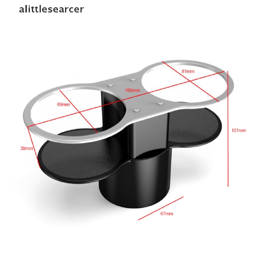 Giá Đỡ Cốc Uống Nước Hai Lỗ Tự Động Thông Dụng Cho Xe Hơi