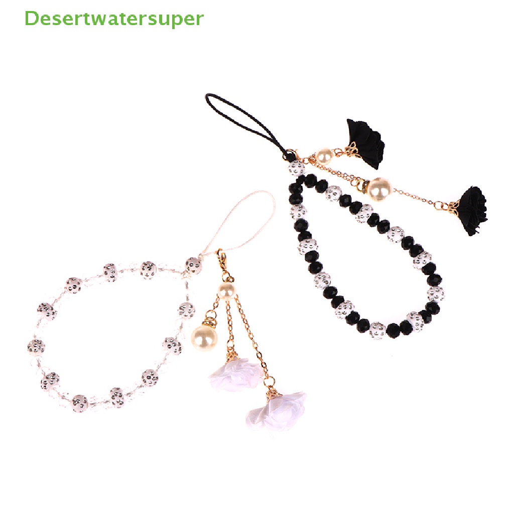 Dây Đeo Điện Thoại / Chìa Khóa / Vòng Tay Chuỗi Hạt Chống Thất Lạc Hình Hoa Xinh Xắn