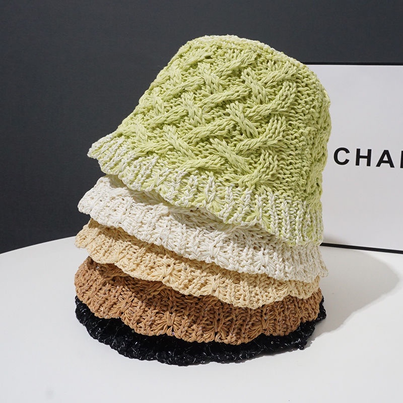 Nón Tai Bèo Kiểu Dây Bện Thoáng Khí Thời Trang Mùa Hè