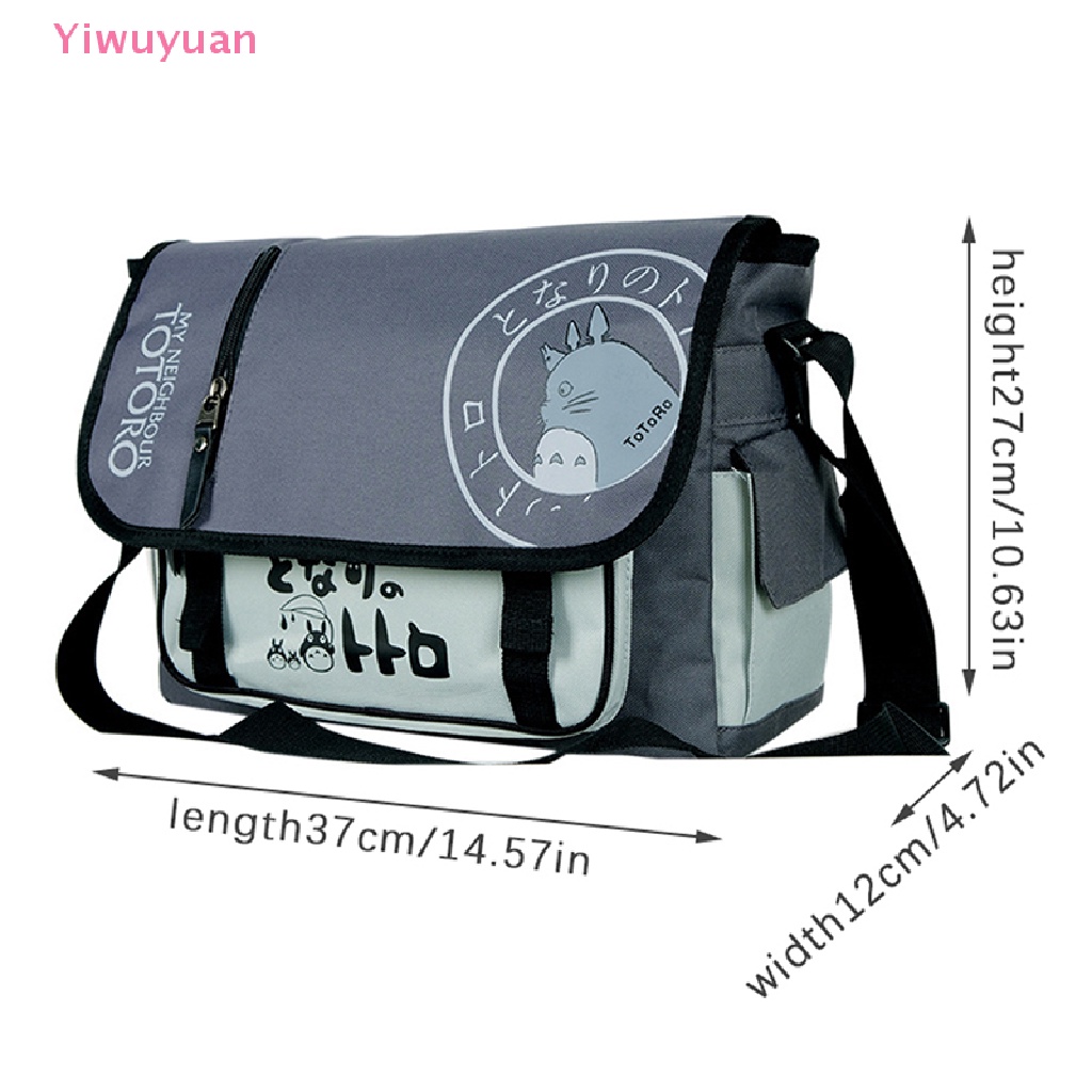 Túi Đeo Chéo Vải Canvas Họa Tiết Hoạt Hình Yiwuyuan > Thời Trang Mới