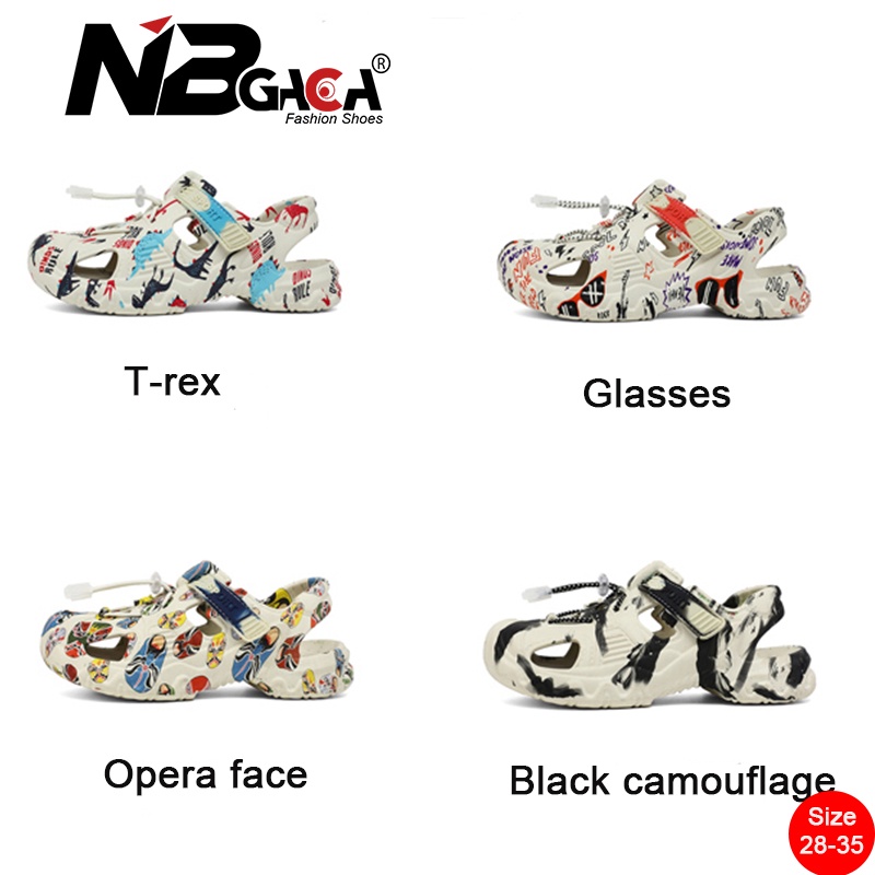 ✨Hàng Có Sẵn RAYA Đã Sẵn Sàng Hàng✨ Xăng đan Crocs Đi Biển Mùa Hè Tốc Độ Nhanh Khô Kích Thước 28-35 Cho Bé Trai Và Bé Gái