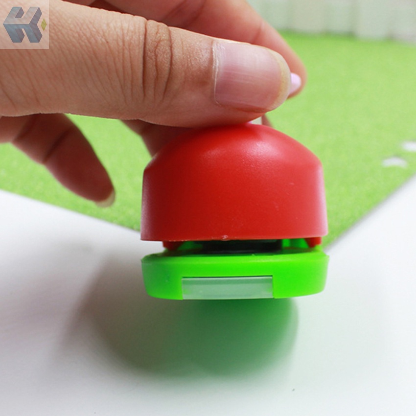 1 Dụng Cụ Cắt Giấy Dập Nổi Hình Tròn DIY Nhiều Kích Cỡ Cho Bé