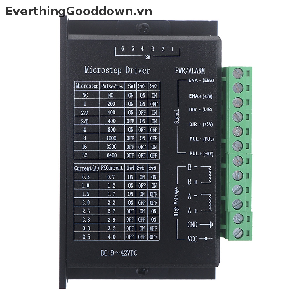 Mạch Điều Khiển Động Cơ Bước TB6600 4A 9~42V TTL 32 Micro-Step CNC 1 Axis vn