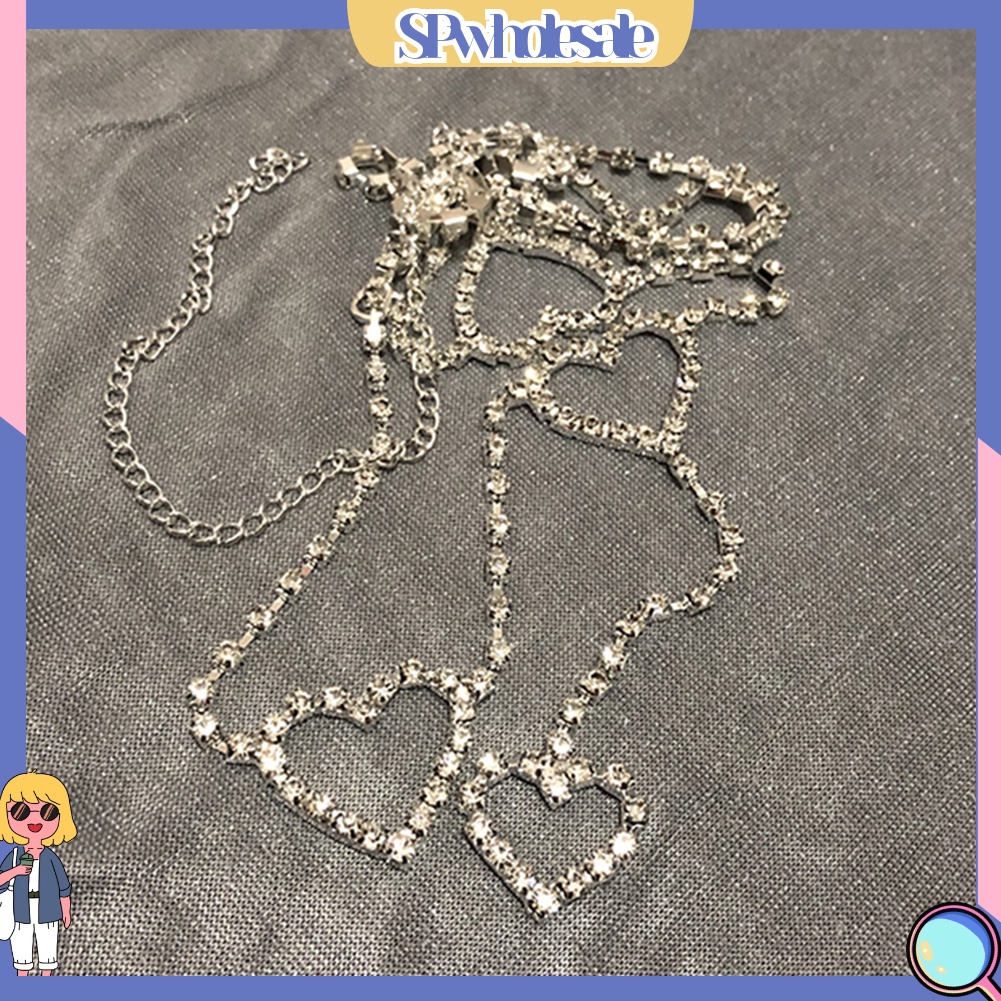 <SPwholesale> Dây Đeo Hông / Hông Đính Đá Hình Trái Tim Thời Trang Đi Biển Cho Nữ