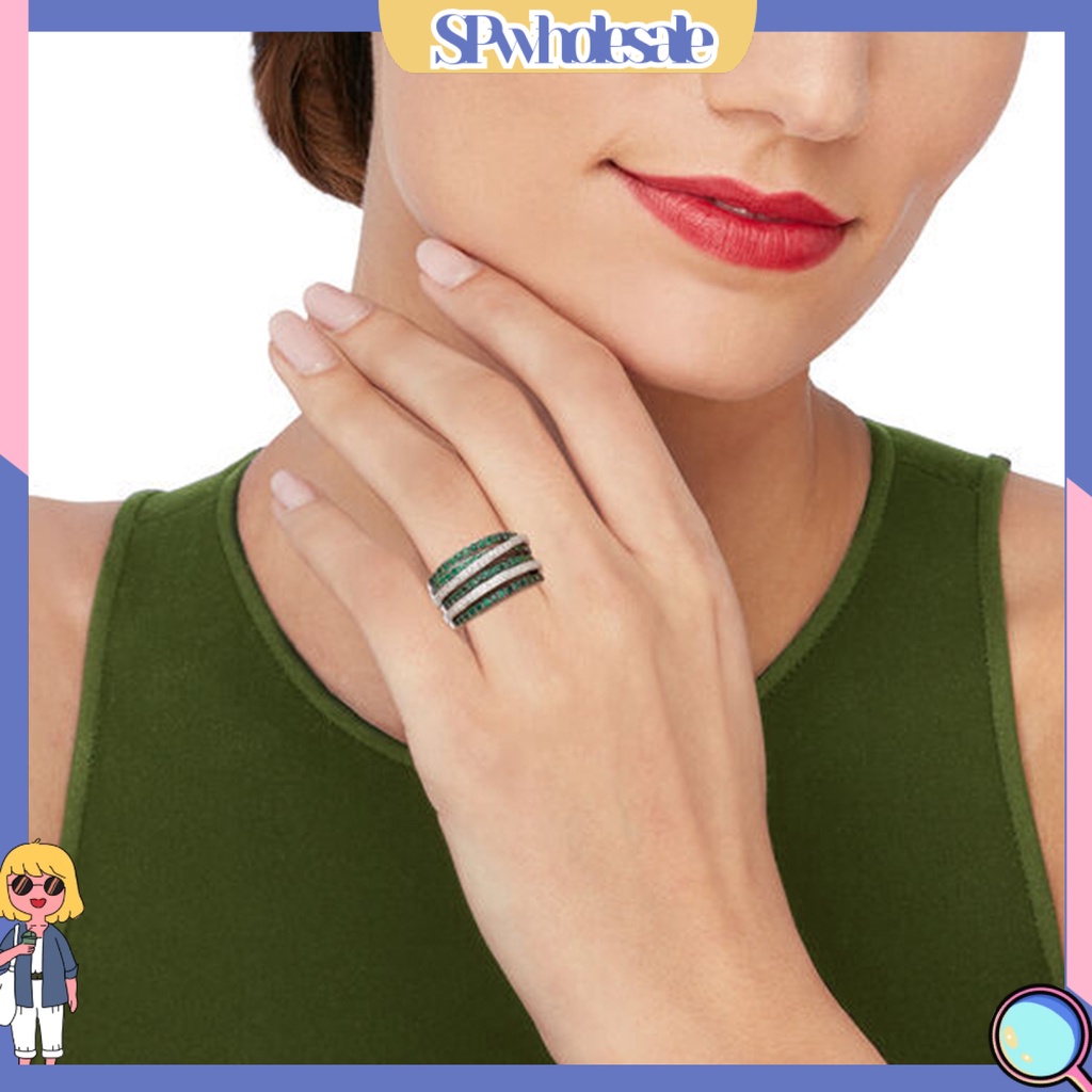 <SPwholesale> Nhẫn Đeo Ngón Tay Bằng Hợp Kim Thân Thiện Với Làn Da Dành Cho Nữ