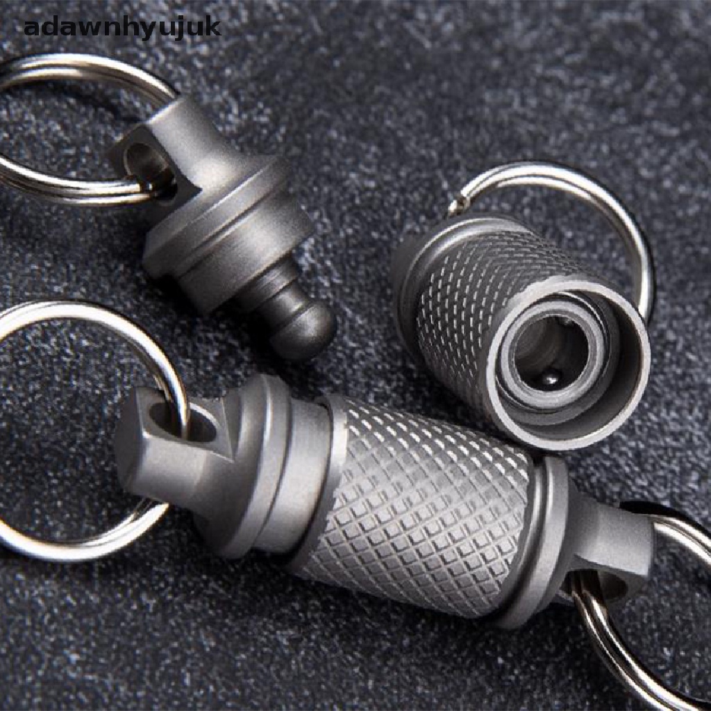 Móc Khóa Xoay Bằng Titan adawnhyujuk Di Động Cho Hoạt Động Ngoài Trời