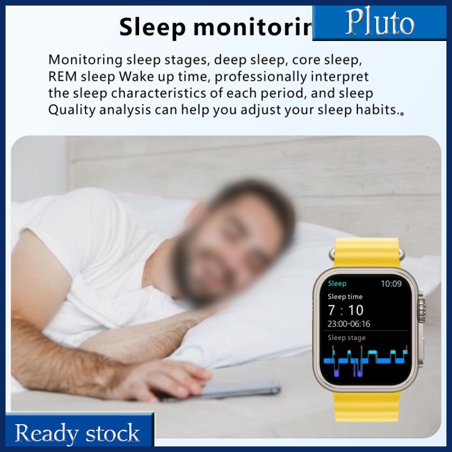 Đồng Hồ Thông Minh Mx8 Bluetooth 5.0 Màn Hình Lớn 2.02-inch Chống Thấm Nước