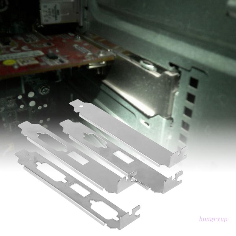 Thẻ Đồ Họa Khung Gầm Máy Tính PCI Full / Half Chiều Cao 8cm 12cm Bezel U Bo Mạch Chủ DB9 Chống Bụi