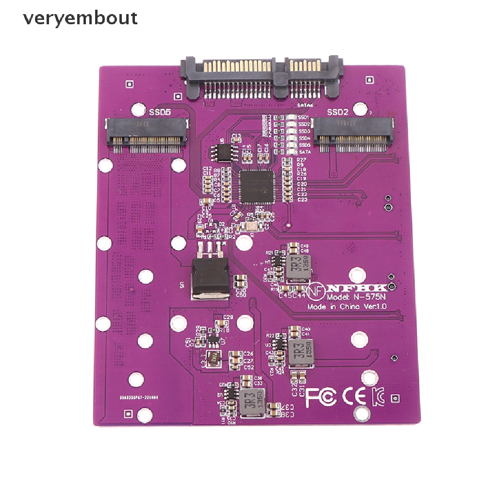 Card Mở Rộng 5 Cổng SATA M.2 NGFF SSD 5 Cổng SATA M.2 Chuyên Dụng