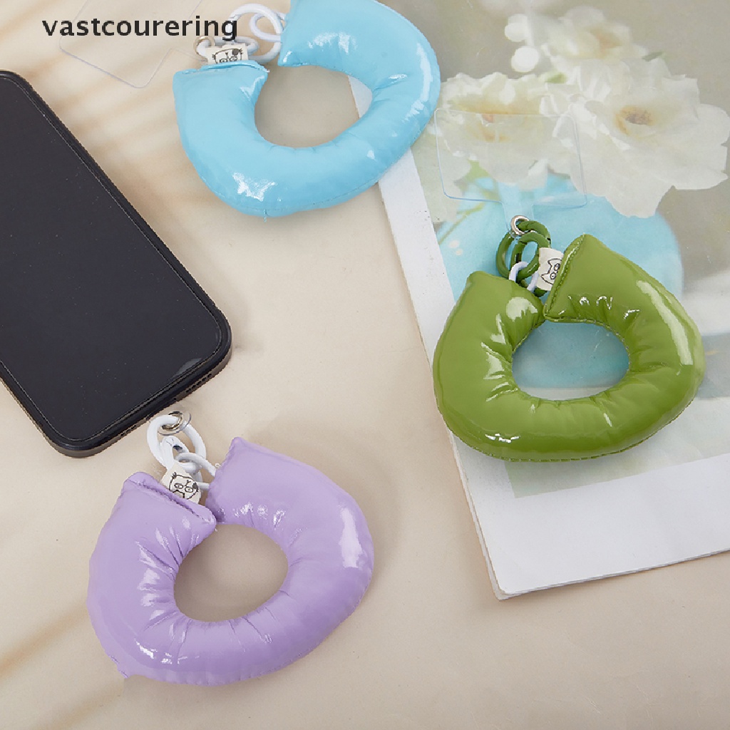 Vast Vòng Tay Da Bóng Dạng Phao Nổi Hình Quả Chuối Màu Kẹo Ngọt Có Dây Đeo Chống Thất Lạc Trang Sức Cho Nữ EN