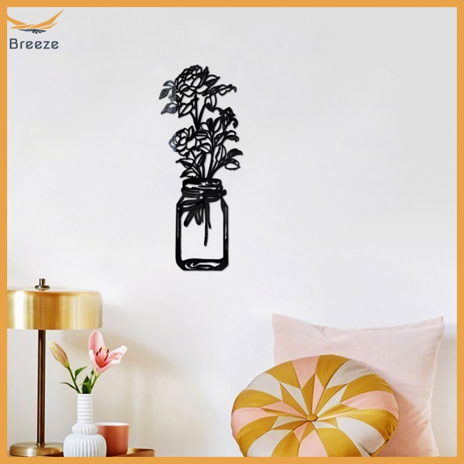 Gương Dán Tường Bằng Acrylic Hình Lọ Hoa 3d Trang Trí Nhà Cửa