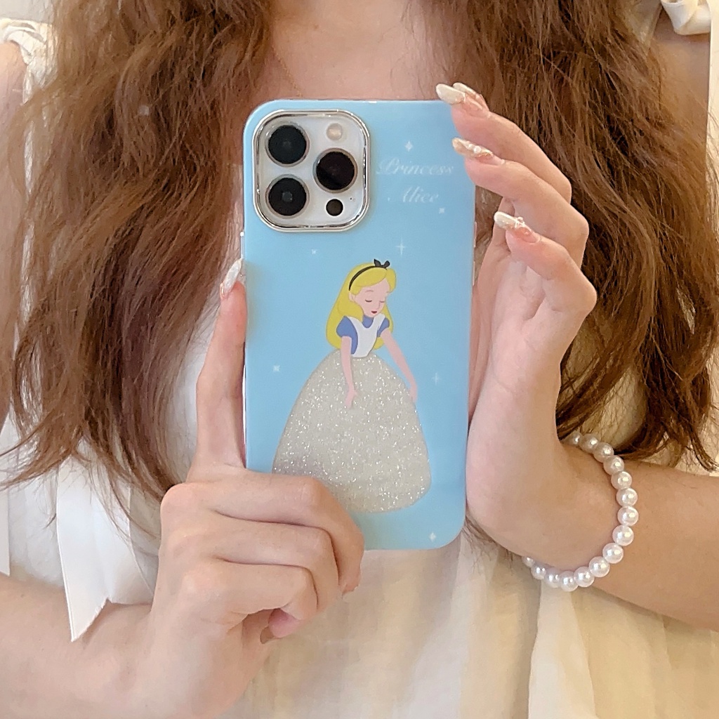 Ốp Điện Thoại Tpu Dẻo Trong Suốt Họa Tiết Hoạt Hình Công Chúa Dễ Thương Cho iphone 12 14 13 11 Pro Max