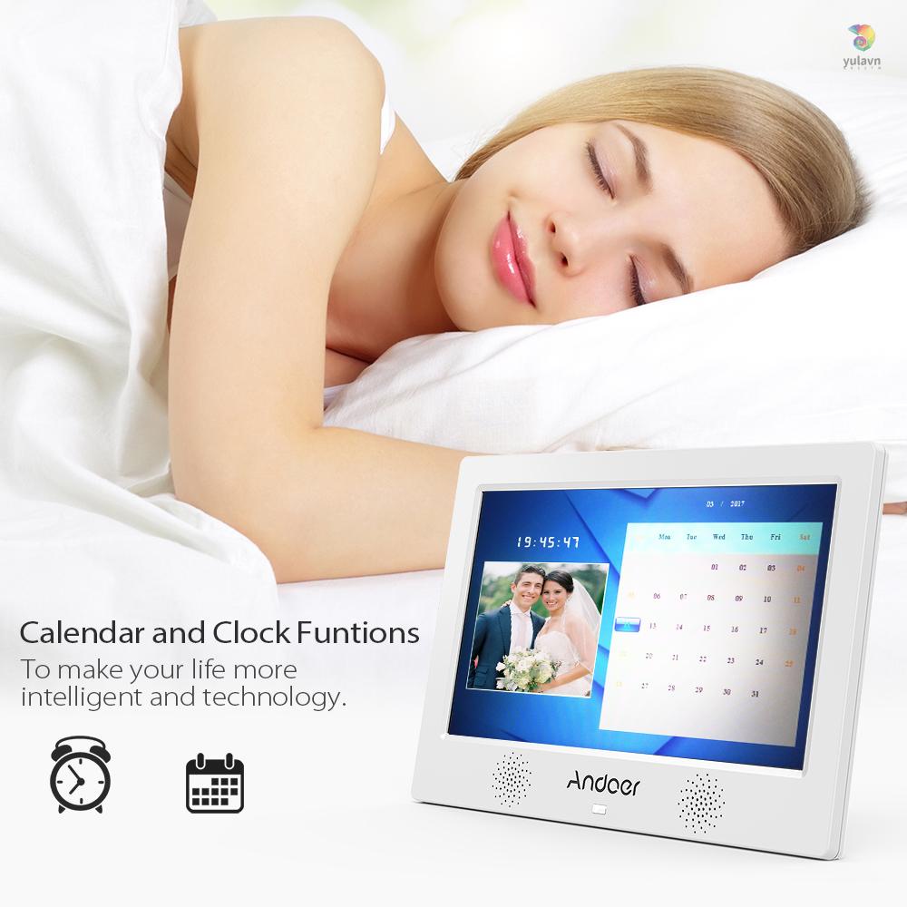 ANDOER Khung Ảnh Kỹ Thuật Số 10.1 Inch 102 600 Độ Chuyên Dụng Chất Lượng Cao