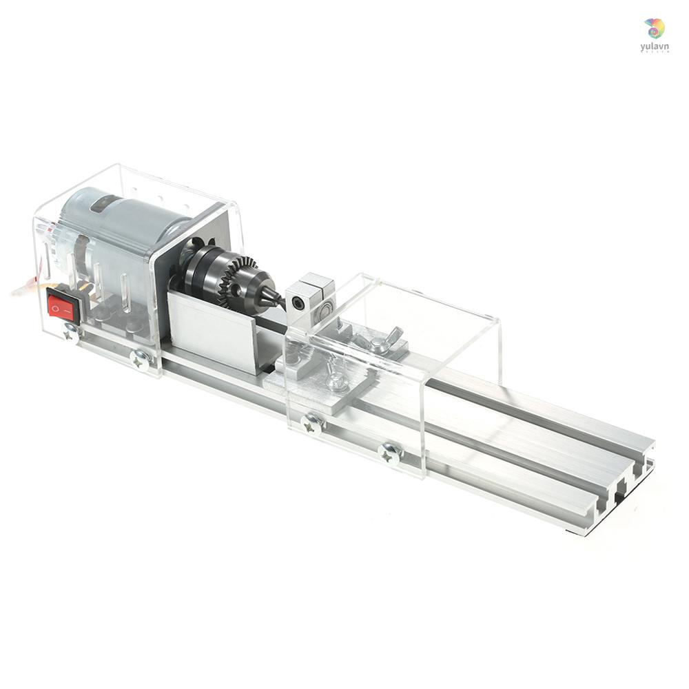 Máy Tiện Mini 100W 12-24V Dc Dùng Làm Đồ Gỗ DIY