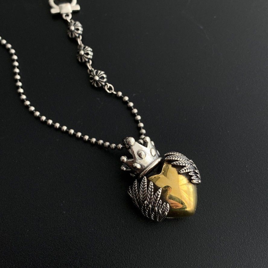 Vòng cổ Mặt Hình Vương Miện Bằng Đồng Vui Nhộn Cho Gia Đình Xiaobaojia