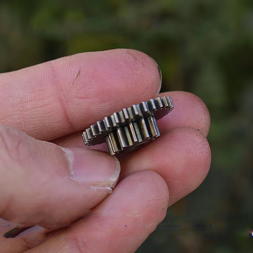 Bộ 3 Bánh Răng Giảm Tốc 30124.1A 0.8M 1M 25.3mm 30T + 12 Răng Kim Loại