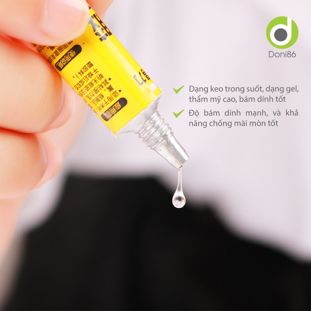 Keo dán giày mùi hương dễ chịu, an toàn cho da tay, sức khỏe, chất keo bền chặt - Doni - DOPK355