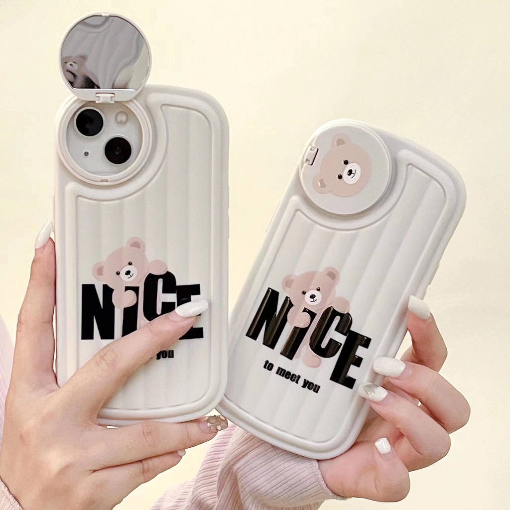 Ốp Điện Thoại IMD Mềm Chống Sốc Có Giá Đứng Cho IPhone 14 13 12 11 Pro Max