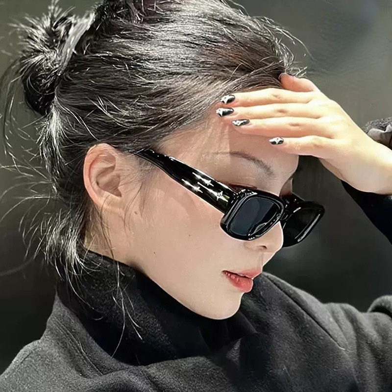 Kính Mát Gọng Vuông Thời Trang Mới Cho Nam Nữ Màu Sắc