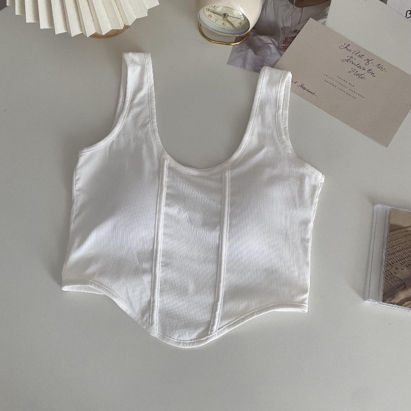 COZOK Áo Hai Dây Dáng Ngắn Form Ôm Thời Trang Quyến Rũ