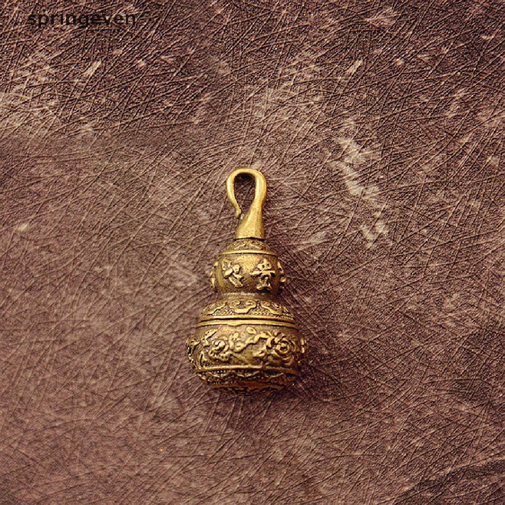 Móc Khóa Bằng Đồng Thau Thủ Công Hình Quả Bầu Rỗng Kiểu Truyền Thống Trung Hoa Sáng Tạo Để Bàn Trang Trí Nhà Cửa