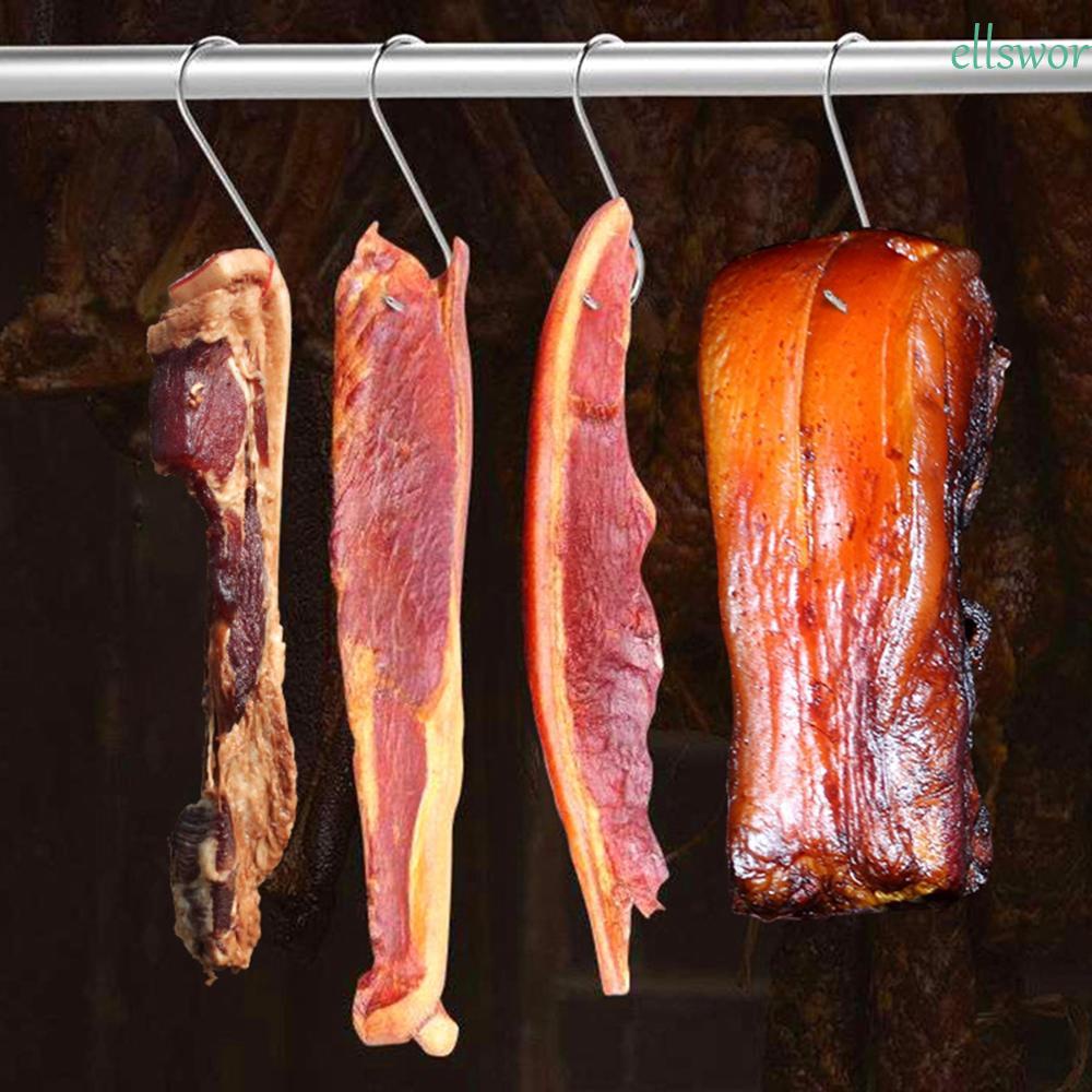 Set 10 Móc Treo Thịt Làm Xúc Xích Bằng Thép Không Gỉ