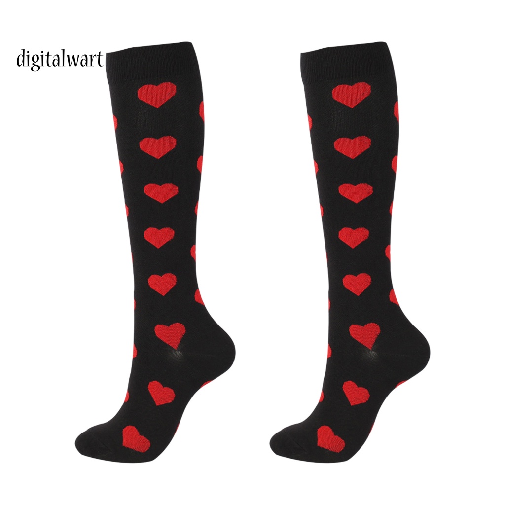 Kỹ Thuật Số| 1 Đôi Tất Thể Thao Dài Thoáng Khí Mềm Mại Chống Sốc In Họa Tiết Thời Trang Cho Nam Và Nữ