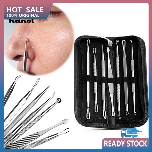 Set 7 Dụng Cụ Nặn Mụn Đầu Đen Làm Đẹp Cho Phái Nữ