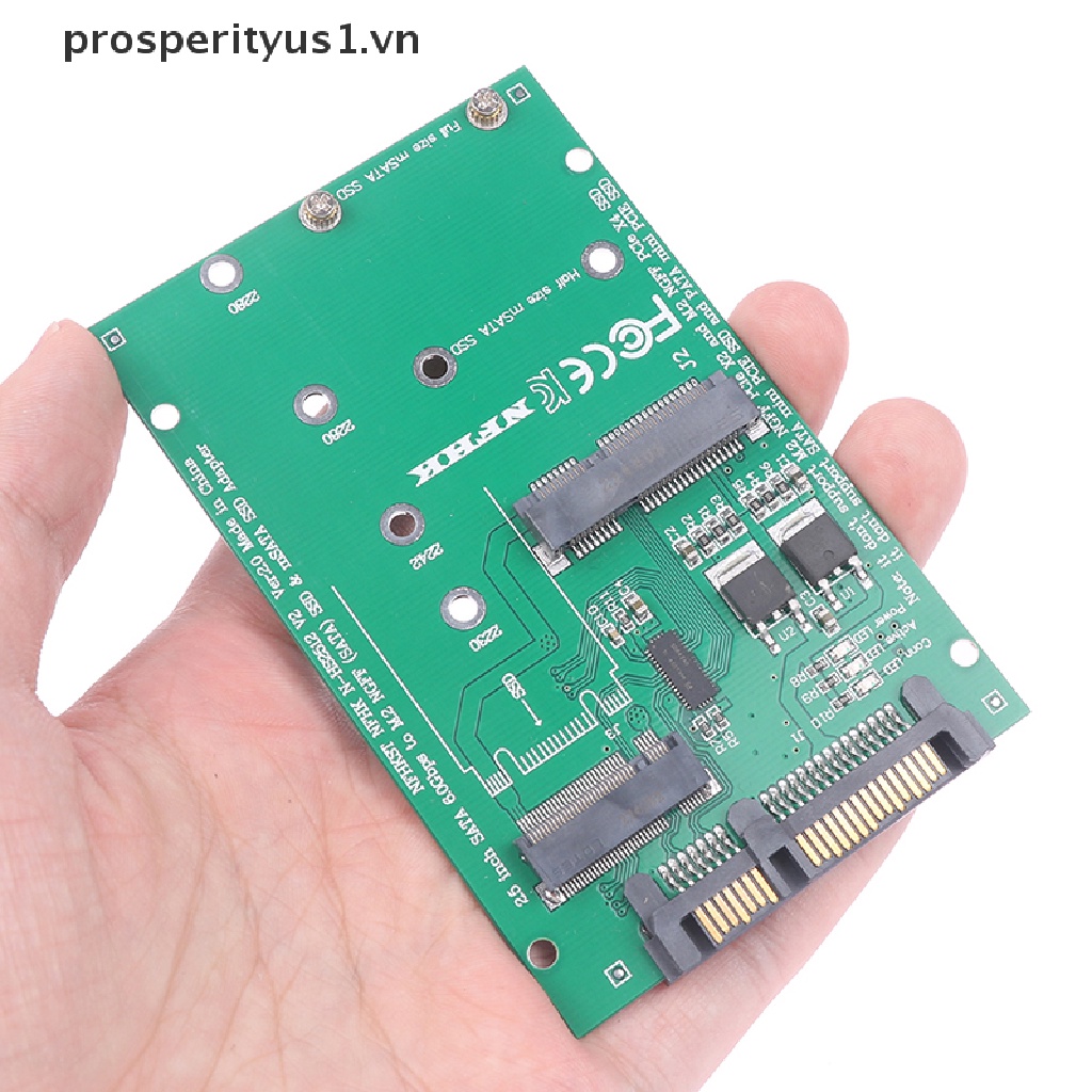 Cáp ChuyểN ĐổI mSATA SATA M.2 NGFF m2 2.5 SATA prosperityus1 Cho mSATA + M.2 NGFF