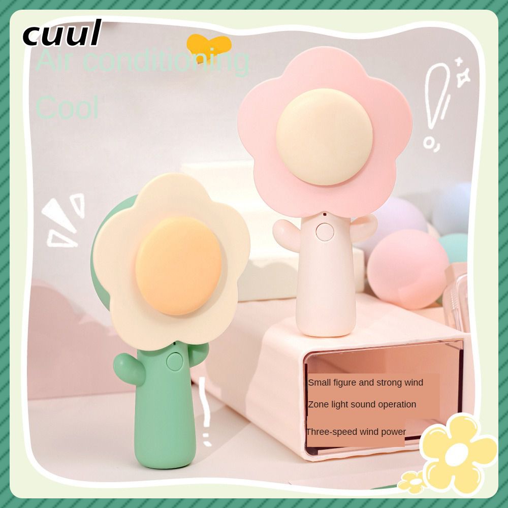 Hàng Có Sẵn Quạt Mini Cầm Tay Có Thể Sạc Lại Quạt Mini Cầm Tay Hoa Hướng Dương Quạt Nhỏ Không Lá Sạc Usb Cho Trẻ Em Sinh Viên Ở Nhà Thanh Toán Khi Nhận Hàng
