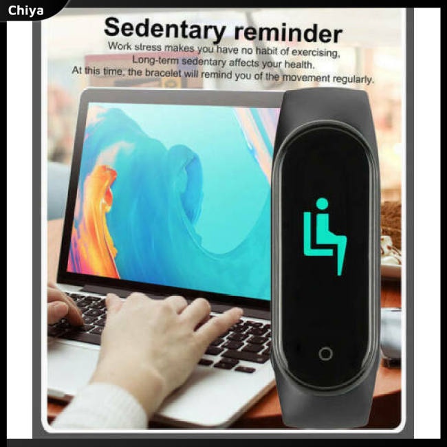 Vòng Đeo Tay Thông Minh M4 Theo Dõi Nhịp Tim / Huyết Áp Và Phụ Kiện