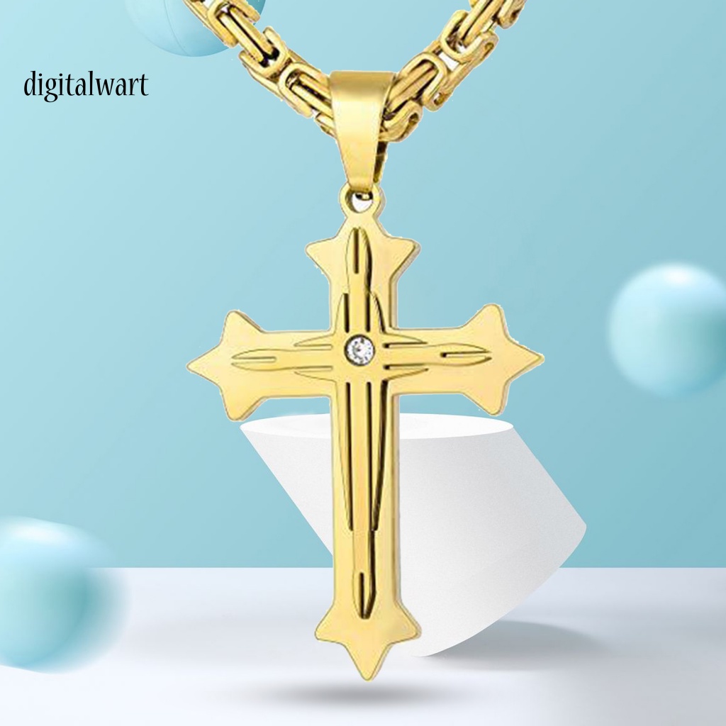 Kỹ Thuật Số| Vòng Cổ Choker Mặt Thánh Giá Màu Sắc Đơn Giản Phong Cách Cổ Điển