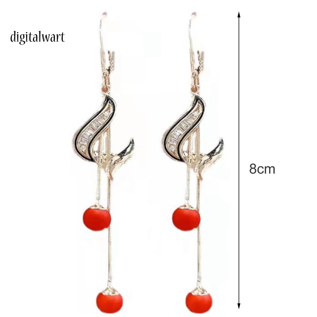 Kỹ Thuật Số| 1 Đôi Bông Tai Dáng Dài Đính Ngọc Trai Nhân Tạo Phong Cách Hàn Quốc