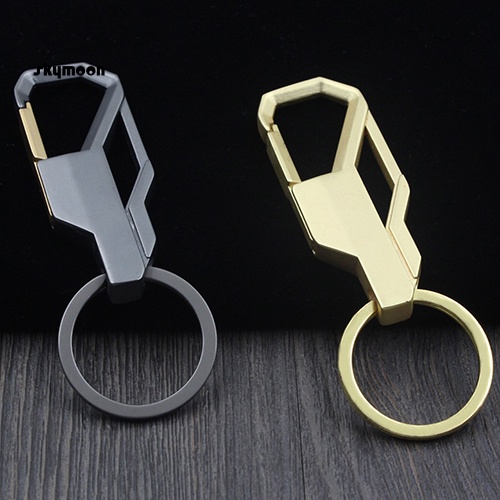 Móc Chìa Khóa Xe Hơi Bằng Hợp Kim Kẽm Siêu Bền Thiết Kế Đơn Giản Tiện Dụng Cho Nam