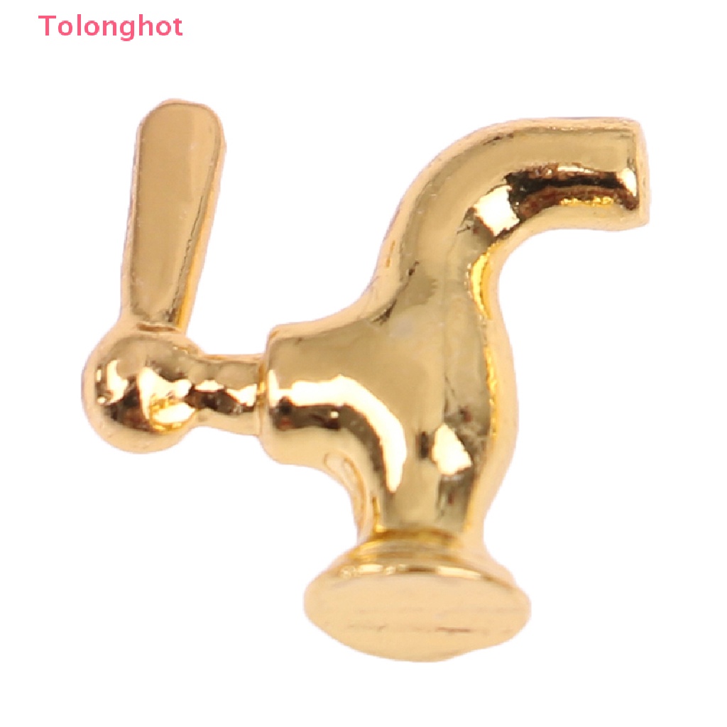 Set 4 Vòi Nước Kim Loại Cho Nhà Búp Bê Tỉ Lệ 1: 12