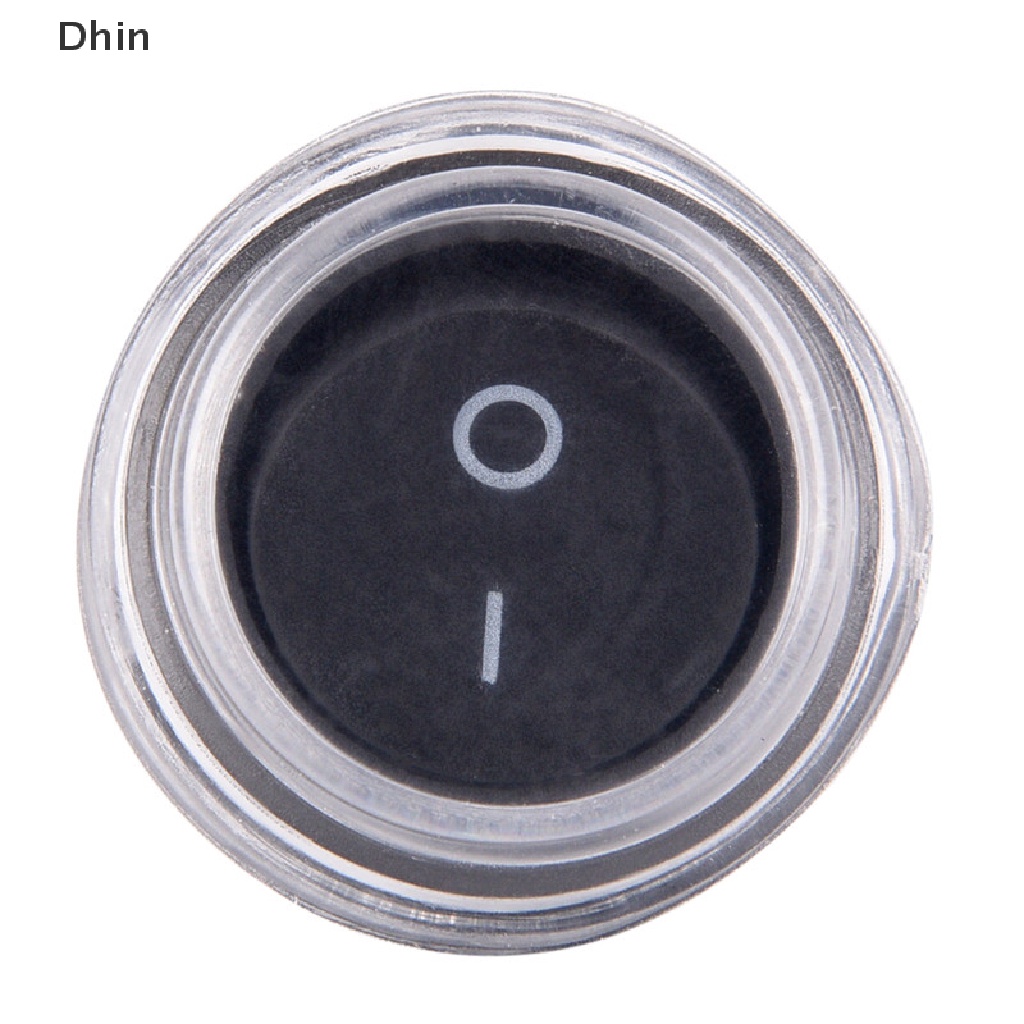 1 Công Tắc Tròn 2 Chấu ON-OFF SPST Kèm Vỏ Bọc Chống Thấm Nước Dành Cho Xe Hơi