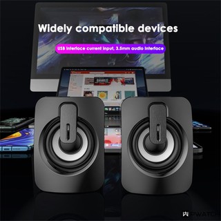 1 cặp loa máy tính loa có dây usb âm thanh để bàn rgb hộp âm thanh máy vi tính micrô âm thanh nổi hifi có đèn led cho máy tính để bàn