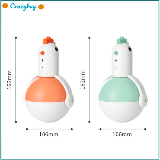 Cr Đồ Chơi Tương Tác Xoay 360 Độ Hình Gà Con Xinh Xắn Cho Mèo Cưng