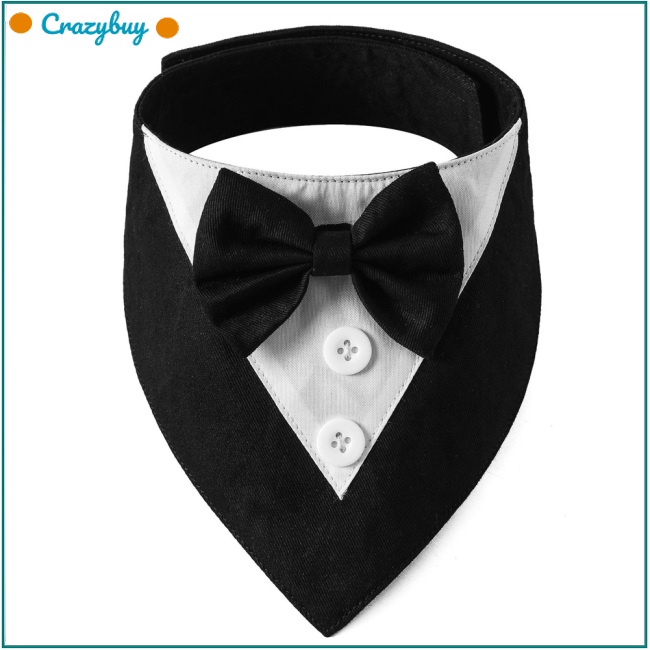 Cr Khăn Choàng Cổ Tam Giác Thắt Nơ Có Thể Điều Chỉnh Hóa Trang Sinh Nhật Cho Cún Cỡ Vừa Và