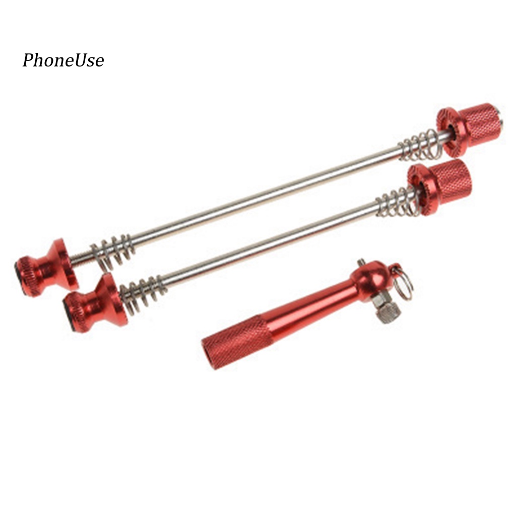 Pu Bộ Trục Trước Và Sau Xe Đạp Siêu Nhẹ Tháo Gỡ Nhanh Chống Trộm