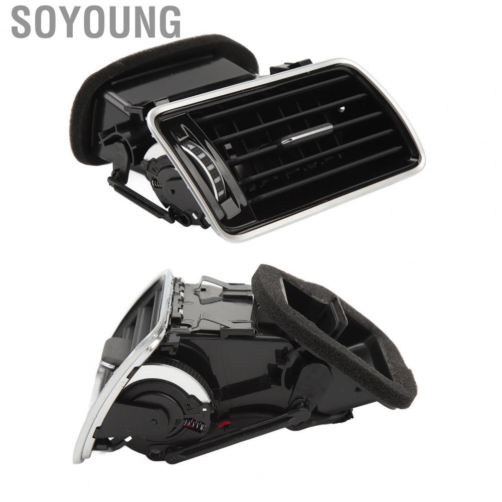 Soyoung Central Panel AC Air Vent  Shockproof Car Conditioning Outlet Uniform Airflow for Left Hand Drive B6 B7 LHD Vehicle