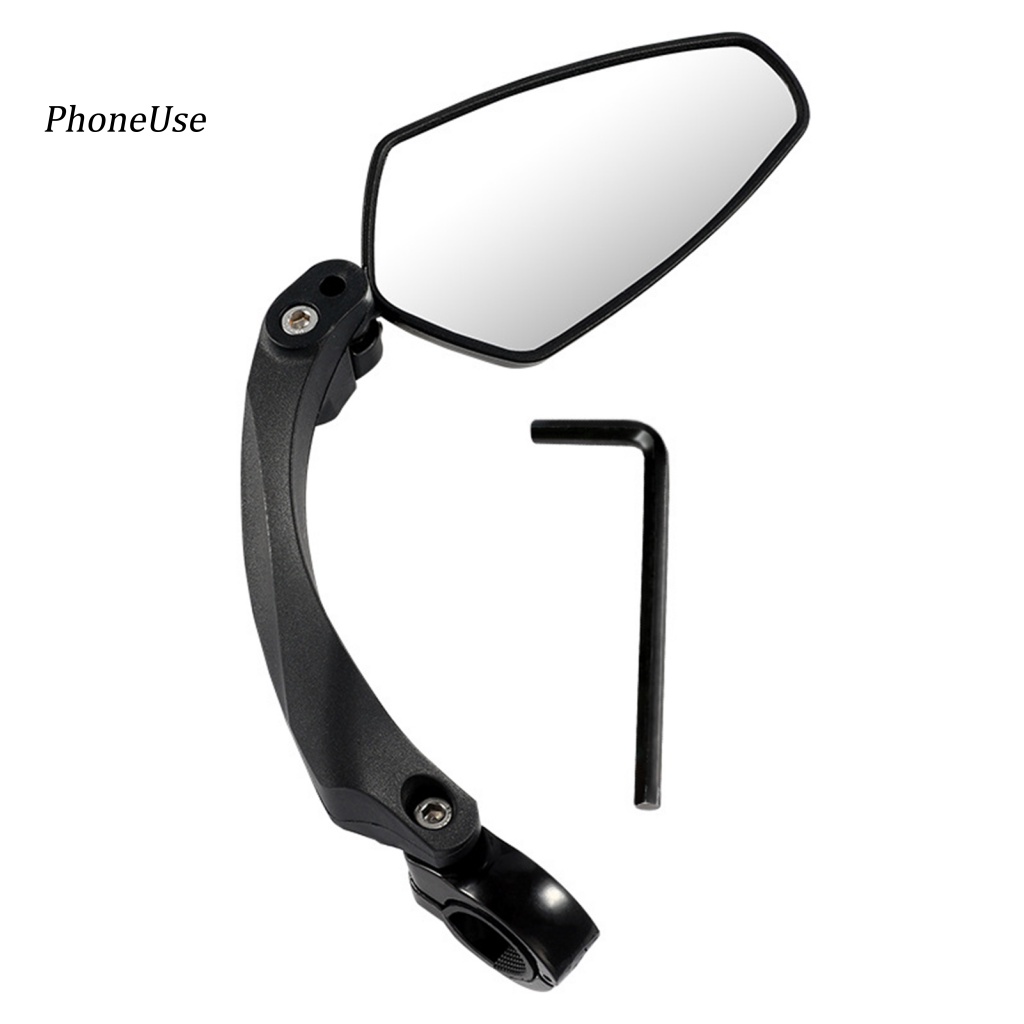 Gương Chiếu Hậu Góc Rộng Bằng Hợp Kim Nhôm Có Thể Điều Chỉnh Xoay 360 Độ Gắn Xe Đạp Thông Dụng