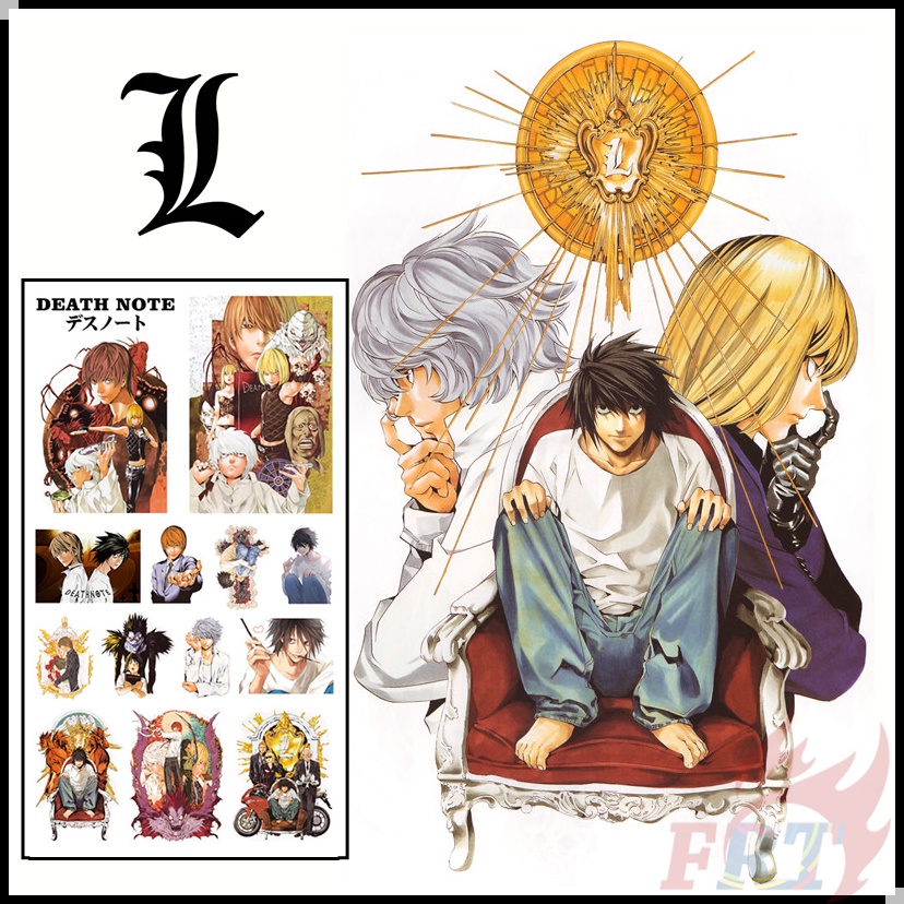 ❣️1 Tấm Hình Xăm Dán Hình Death Note Series 02 Mini❣️ Hình Xăm Dán Chống Thấm Nước Quyến Rũ