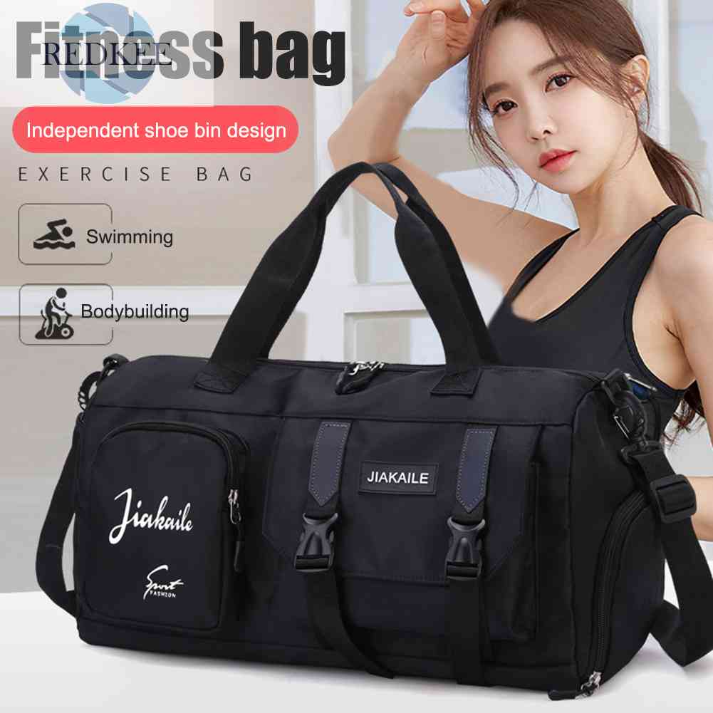 Túi Đựng Đồ Tập Thể Thao Sức Chứa Lớn Chia Ngăn Khô / Ướt Tiện Dụng Cho Nam Và