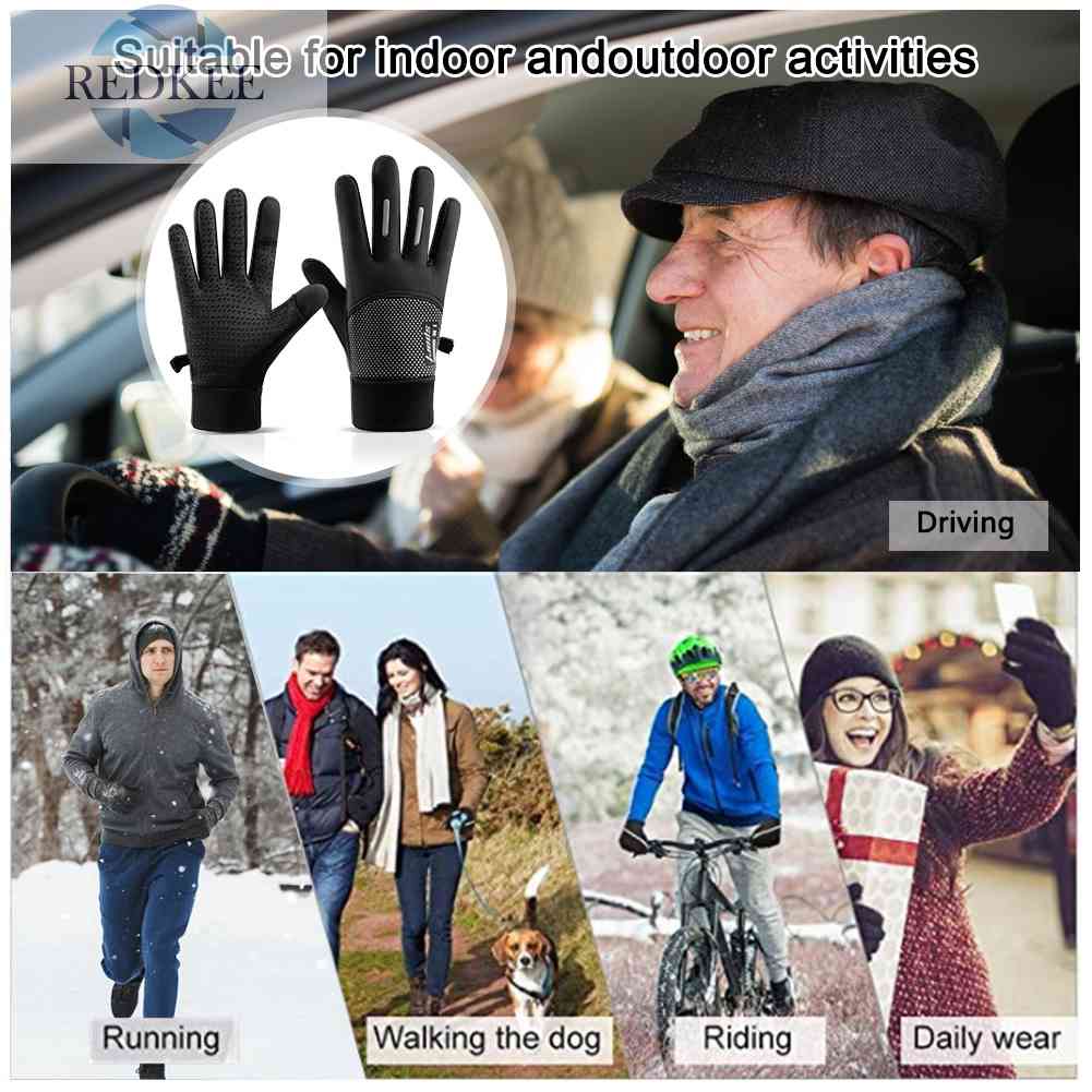 Găng Tay Trượt Tuyết, Lái Xe Chống Thấm Nước Cho Nam