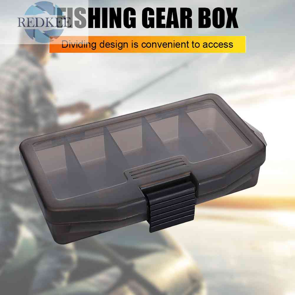 Hộp Nhựa Đựng Mồi Câu Cá 5 Ngăn Tiện Lợi