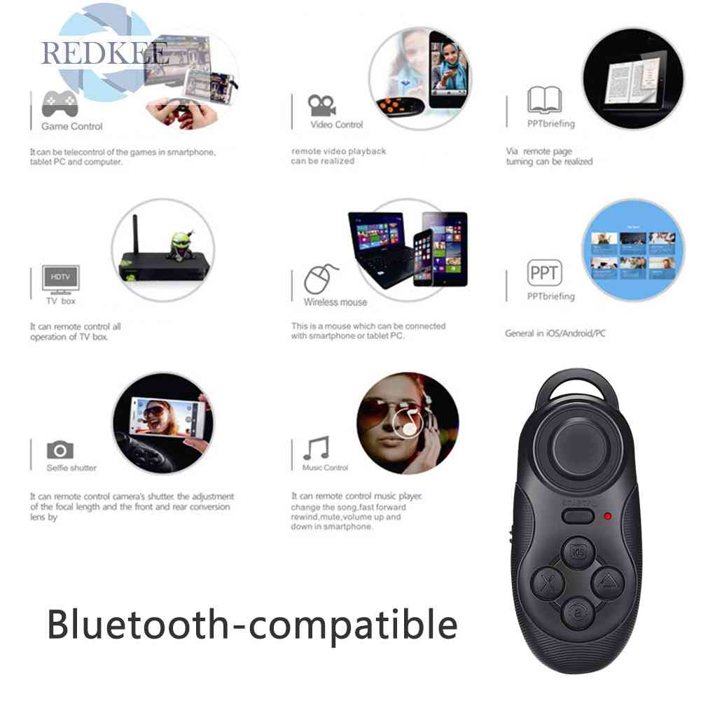 Điều Khiển Từ Xa VR Video Selfie Ebook PPT Sạc Lại Được