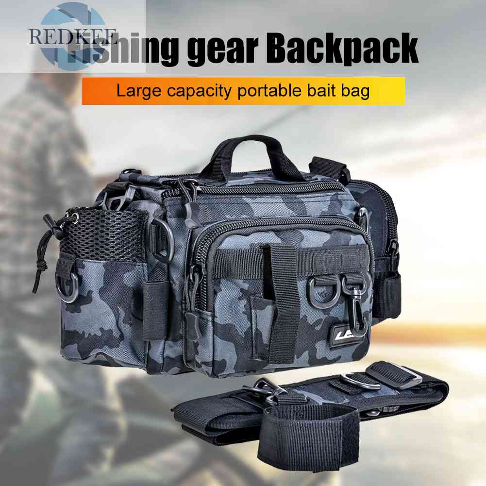 Túi Đeo Hông Đựng Dụng Cụ Câu Cá Họa Tiết Rằn Ri